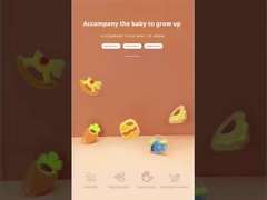 Sandwich de dentition de fruit en silicone pour bébé personnalisé