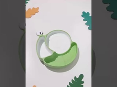 Crab de silicone enfants plateaux pour animaux plats légers